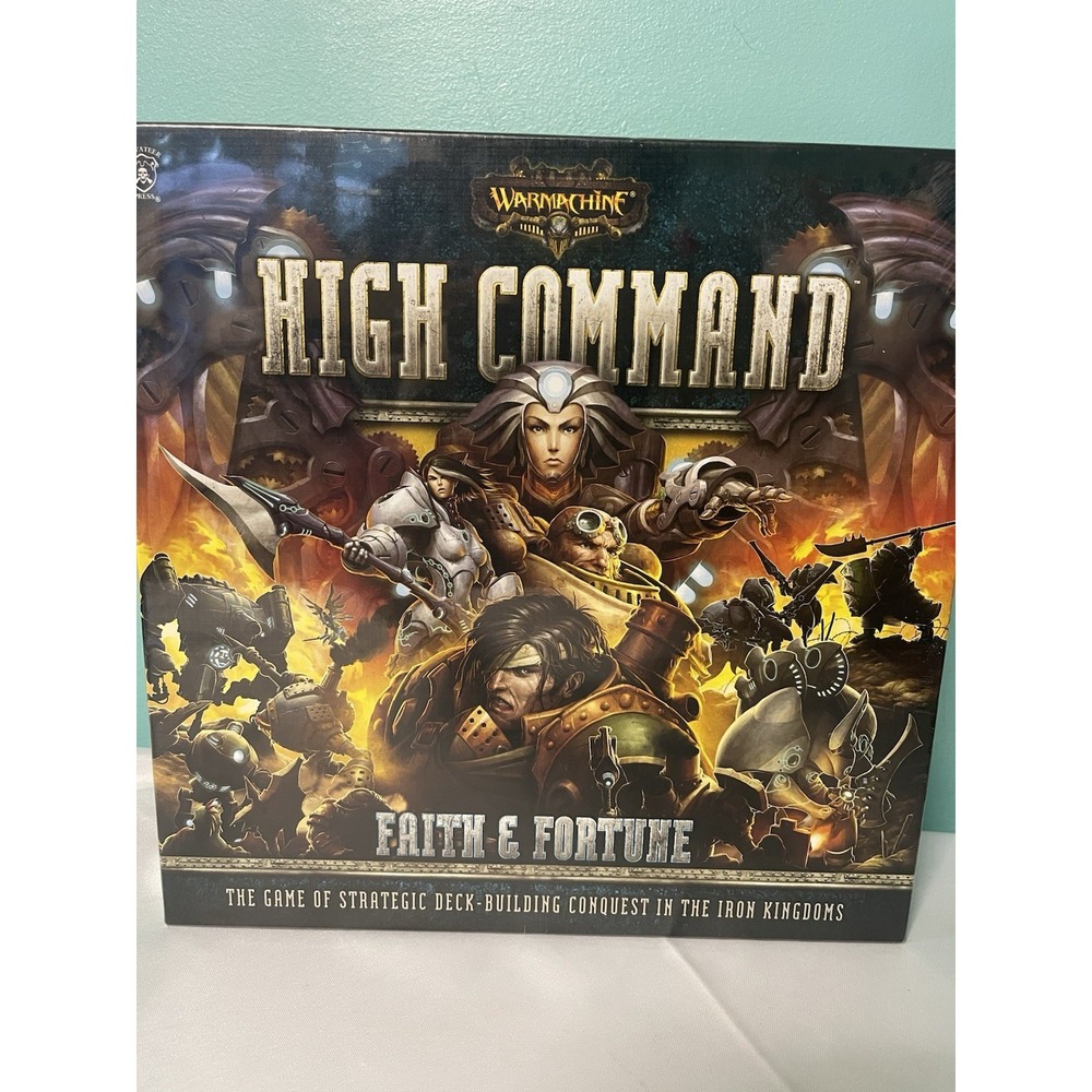 WARMACHINE High Command Faith&Fortune Stand Alone Strategic Deck-Building Game